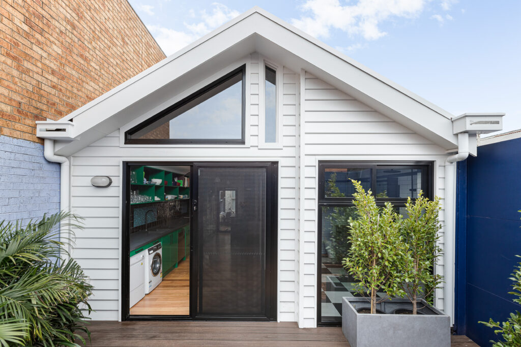 Stunning home renovation from the back in Brunswick Melbourne VIC